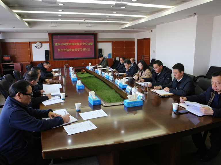 公司党组召开理论学习中心组暨2025年度民主生活会会前集中学习研讨