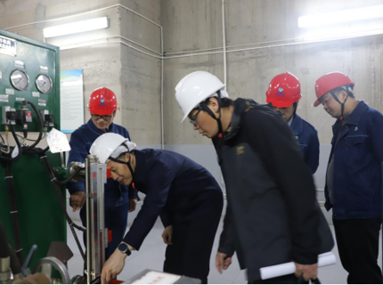 公司领导带队到公司所属水库开展防汛备汛检查